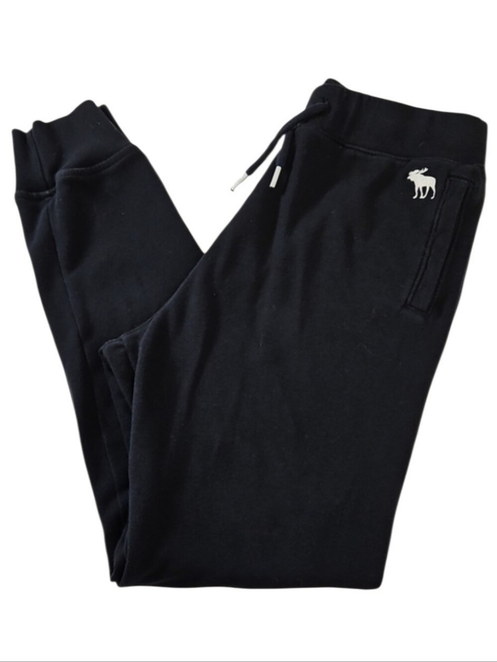 Abercrombie Kids Navy Jogger Pants, Size 11/12, Cotton/poly Blend